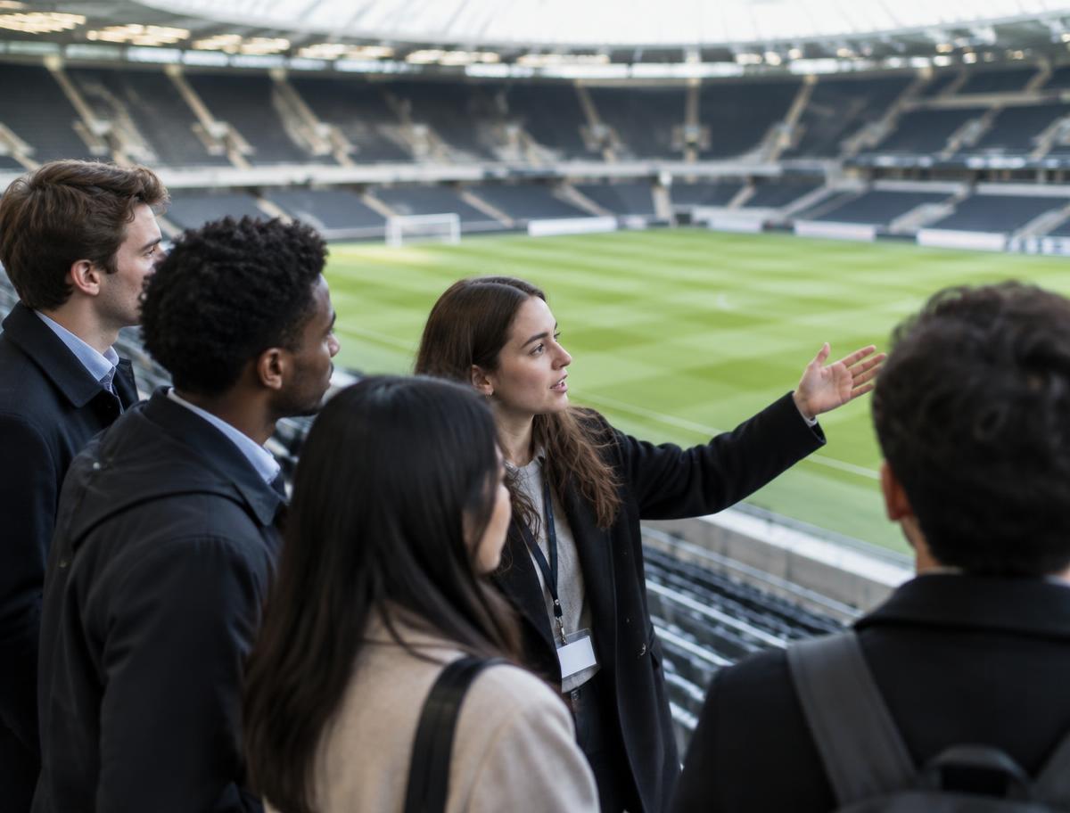 European football stadium matchday operations workshop for international students
