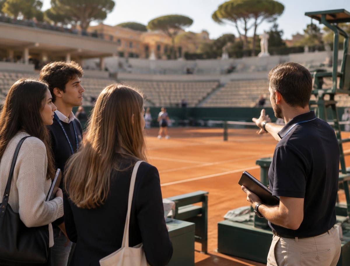 Tennis operations experience at a professional European clay court venue